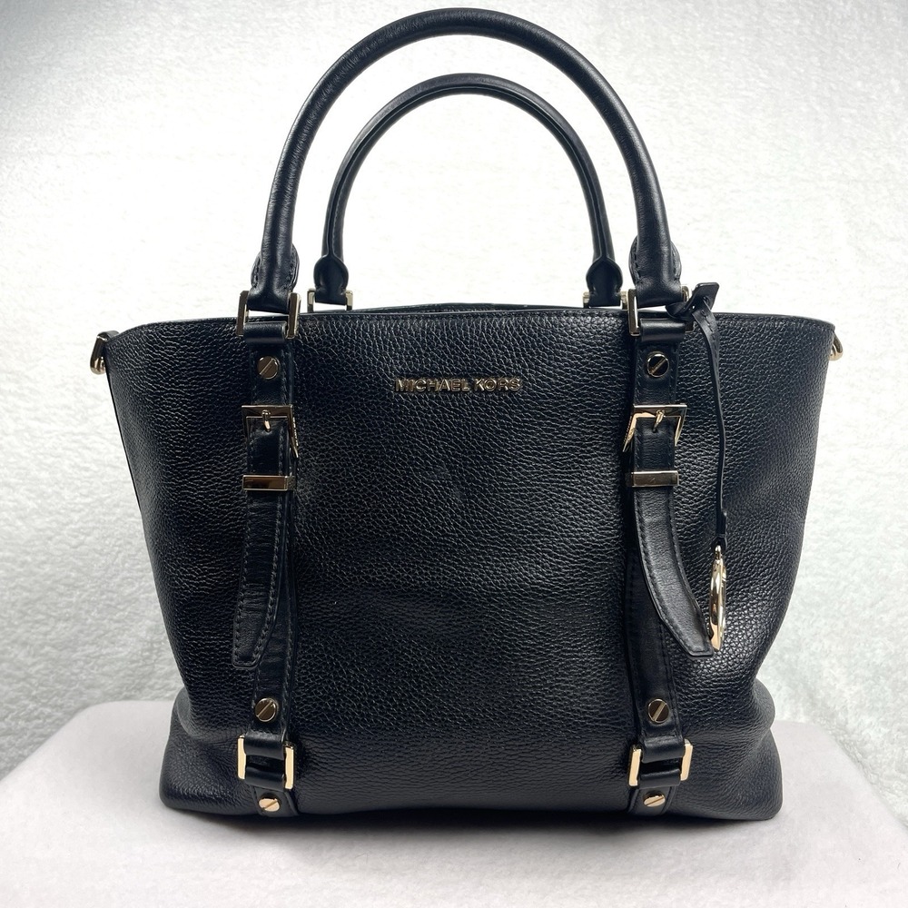 Michael Kors Bedford Legacy Large Black Leather Tote 30F9G06T3L Retails‎ $425 - Picture 3 of 16